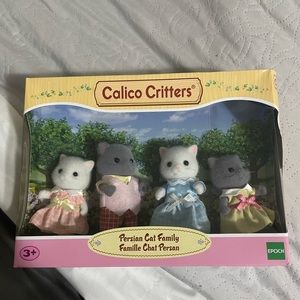 calico critters persian cat family set BNIB